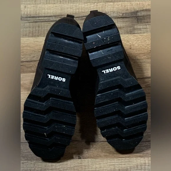 SOREL Women's Joan of Arctic Wedge III Chelsea Waterproof Leather Wedge - Picture 4 of 7